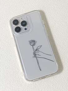 vỏ điện thoại chống vỡ hình hoa hồng - Trong sáng - Xem 1