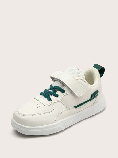 Boys Hook-and-loop Fastener Strap Skate Shoes