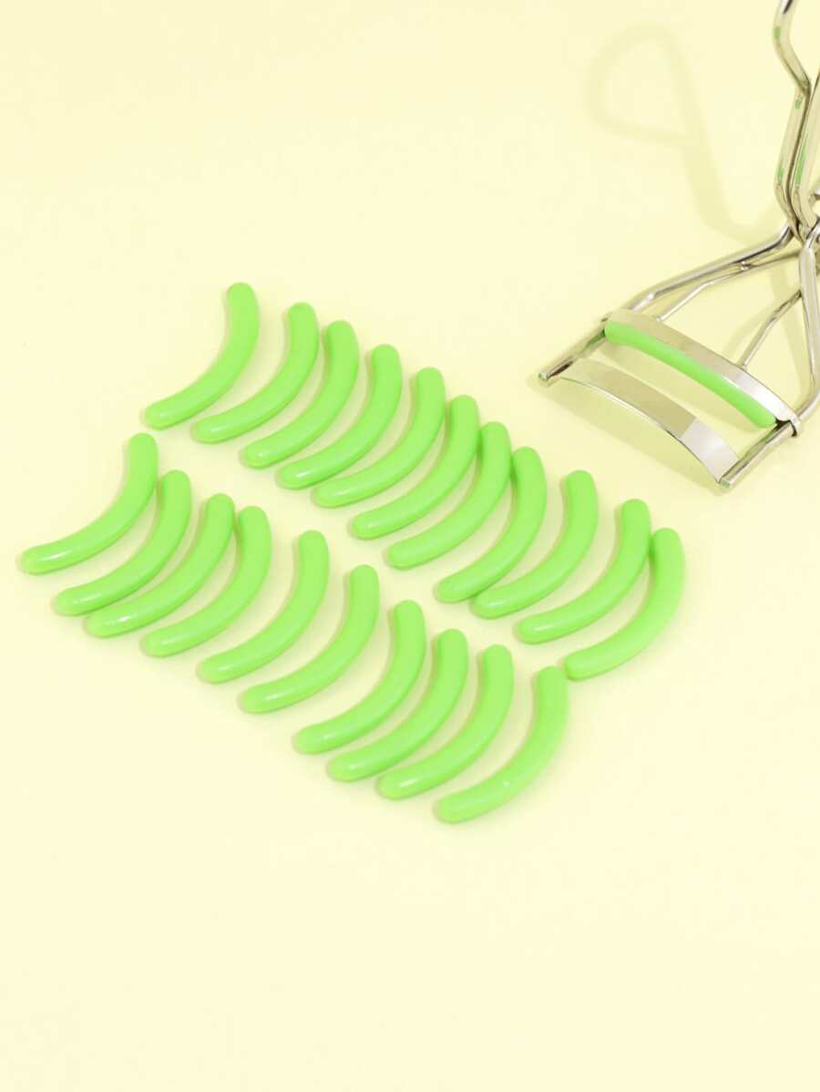 Dụng Cụ Uốn Lông Mi Nạp Lại Miếng Lót, 20 Chiếc Dụng Cụ Uốn Lông Mi Nạp Miếng Lót Mềm Uốn Thay Thế Nạp Lại Miếng Lót Cho Dụng Cụ Uốn Mi Đa Năng - màu xanh lá - Xem 1