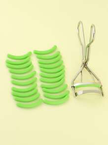 Dụng Cụ Uốn Lông Mi Nạp Lại Miếng Lót, 20 Chiếc Dụng Cụ Uốn Lông Mi Nạp Miếng Lót Mềm Uốn Thay Thế Nạp Lại Miếng Lót Cho Dụng Cụ Uốn Mi Đa Năng - màu xanh lá - Xem 4