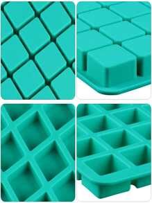 1pc Square Shaped Candy Mold - Green - View 6