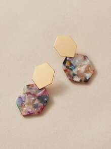 imoli 幾何耳墜 - 彩色 - 查看 4