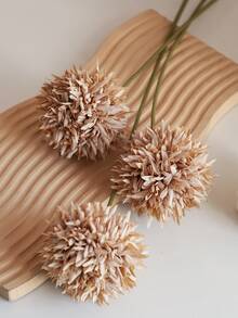 1pc Bồ công anh nhân tạo - màu nâu - Xem 2