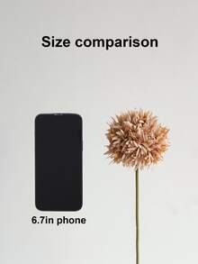 1pc Bồ công anh nhân tạo - màu nâu - Xem 4