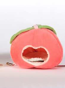 1pc Fruit Design Pet Bed - Pink - View 2