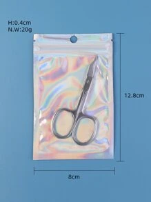 1入組不銹鋼指甲剪刀 - 銀色 - 查看 4