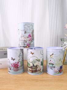 1 st blommönster slumpmässiga pengalåda bästa gåvor - Multifärgad - Visa 2