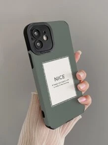 Funda para móvil con estampado de letra - Multicolor - Ver 1