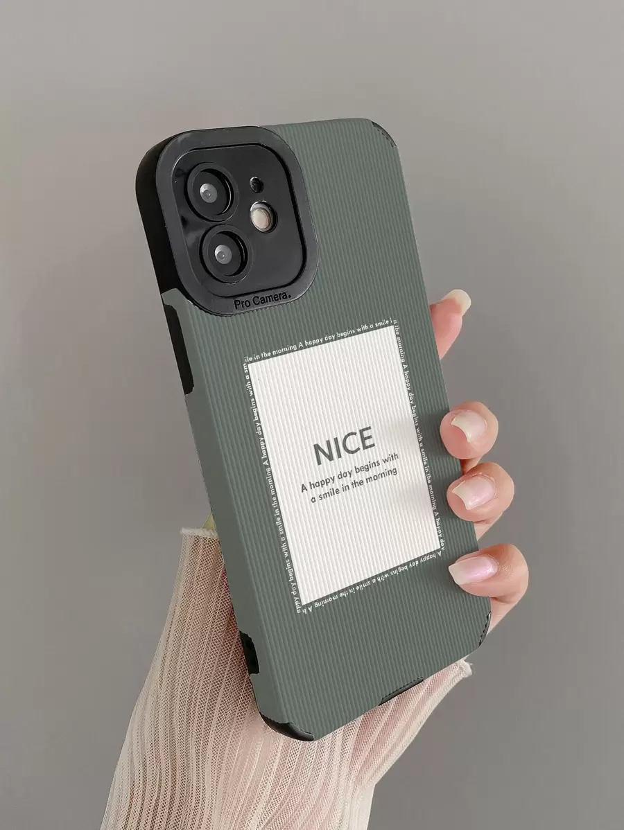 Funda para móvil con estampado de letra - Multicolor - Ver 1