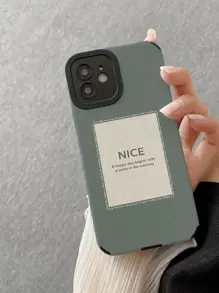 Funda para móvil con estampado de letra - Multicolor - Ver 2