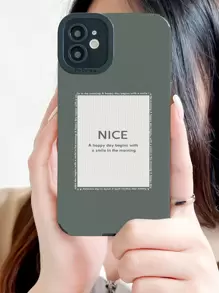 Funda para móvil con estampado de letra - Multicolor - Ver 3
