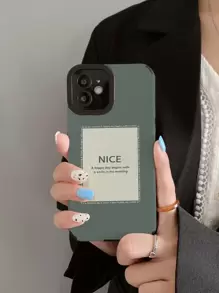 Funda para móvil con estampado de letra - Multicolor - Ver 4