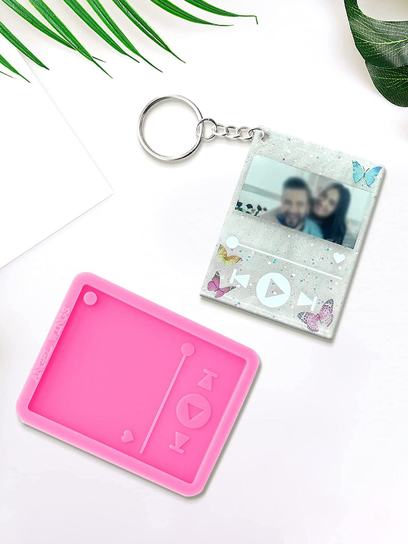 1pc MP3 Design DIY Silicone Mold, Pink Music Player Silicone Mold For DIY - Pink - View 1