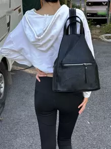 Minimalist Zipper Functional Backpack