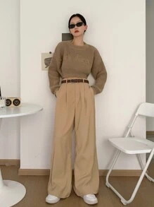 DAZY Cinturón sólido minimalista