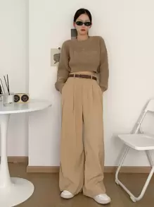 DAZY Cinturón sólido minimalista