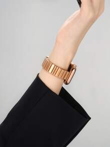 Stainless Steel Watchband Compatible With Apple Watch - Rose Gold - View 4