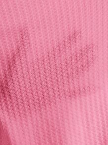 SHEIN LUNE Áo thun nữ màu trơn Giải trí - Hồng - Xem 5