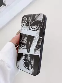 ROMWE J-Fashion Funda para móvil niño de dibujos animados con estampado - Multicolor - Ver 3