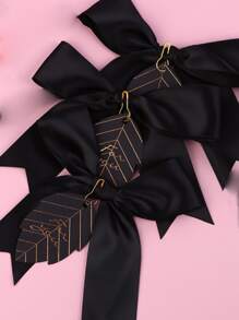 8个礼品包装蝴蝶结、8个标签和8个别针 - 彩色 - 查看 4