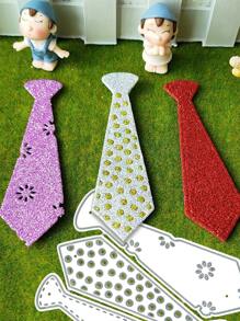 1pc Tie Design Cutting Die - Silver - View 3