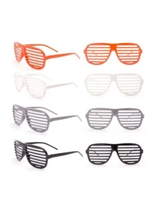 1 pieza Gafas de color al azar fiesta - Multicolor - Ver 4