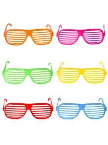 1 pieza Gafas de color al azar fiesta - Multicolor - Ver 5