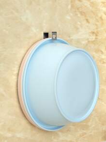 1pc Stainless Steel Washbasin Storage Rack - Grey - View 5