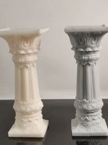 1入組羅馬柱形狀DIY矽膠模具 - 白色 - 查看 4