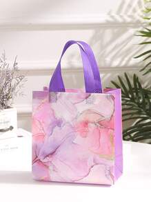 4pcs Marble Print Gift Bag - Multicolor - View 3