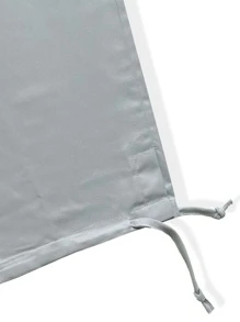 Manfinity Hypemode Men Flap Pocket Side Drawstring Waist Cargo Trousers - Light Grey - View 3