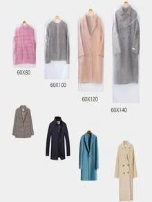 4pcs Clear Garment Cover - Clear - View 4