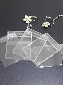 20入組透明首飾收納戒指耳環便攜包