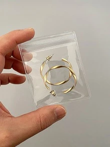 20入組透明首飾收納戒指耳環便攜包
