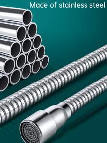 1 pieza Extensor de grifo de acero inoxidable - Plateado - Ver 7