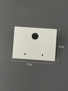 50pcs Solid Jewelry Storage Rack - White - View 3