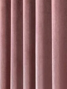 Cortina opaca panel única unicolor - Rosa - Ver 5