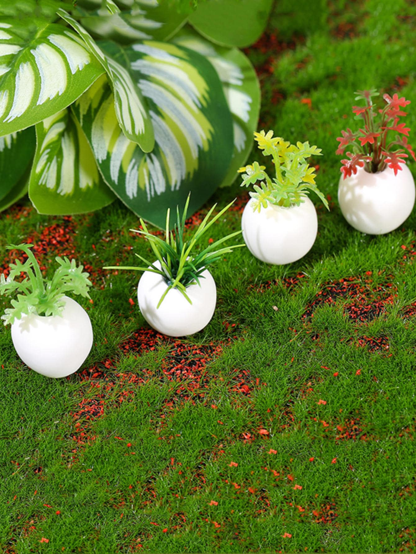 4入組植物設計園林裝飾擺件