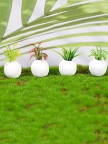 4入組植物設計園林裝飾擺件