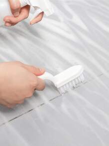 1pc Solid Gap Cleaning Brush - White - View 2