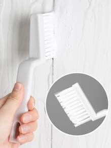 1pc Solid Gap Cleaning Brush - White - View 3