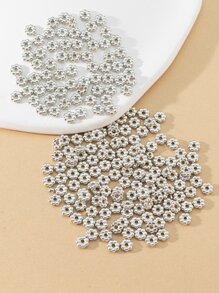 1 gói Phụ kiện đồ trang sức tự làm hạt - Bạc - Xem 1