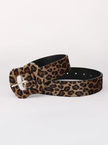 Leopard Print Pattern Belt Summer, School Fall, Autumn, Halloween - Multicolor - View 4