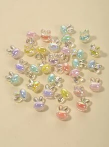 30入組兔子DIY首飾配件 - 彩色 - 查看 1