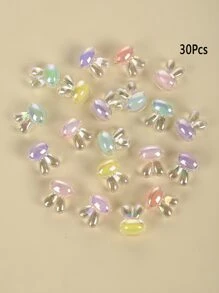 30入組兔子DIY首飾配件 - 彩色 - 查看 3