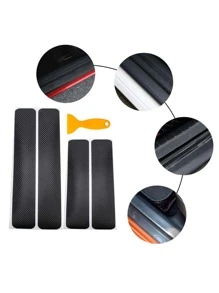 5pcs Car Door Sill Scratch Protection Sticker