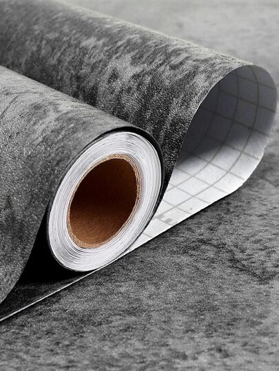 1roll Marble Print Self Adhesive Wand Paper, Vintage Thicken Imitation Cement Sticker Home Renovation Stickers Peel Panels, Wallpapers, ation Items Refresh Your Home, Festival Birthday Graduation view 8