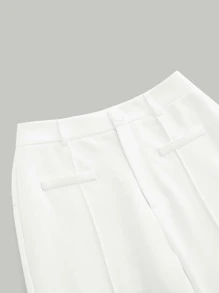 SHEIN MOD Notched Neck Crop Cami Top & Pants