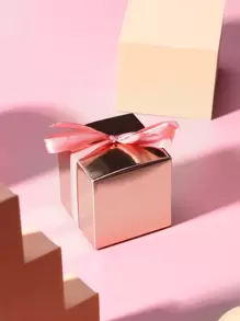 10pcs Metallic Gift Box - Rose Gold - View 1