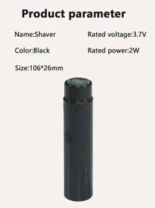 Hombres eléctrico Afeitadora de barba con Cable de cargador - Negro - Ver 4